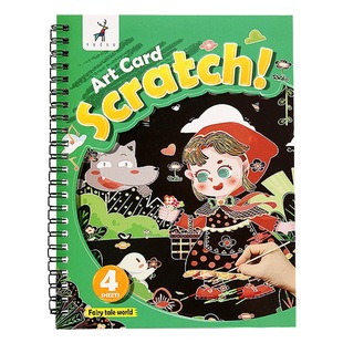 yuelu yuelu Creative Children's Educational Scratch Cartoon Cute Children's diy Scratch Set Wholesale