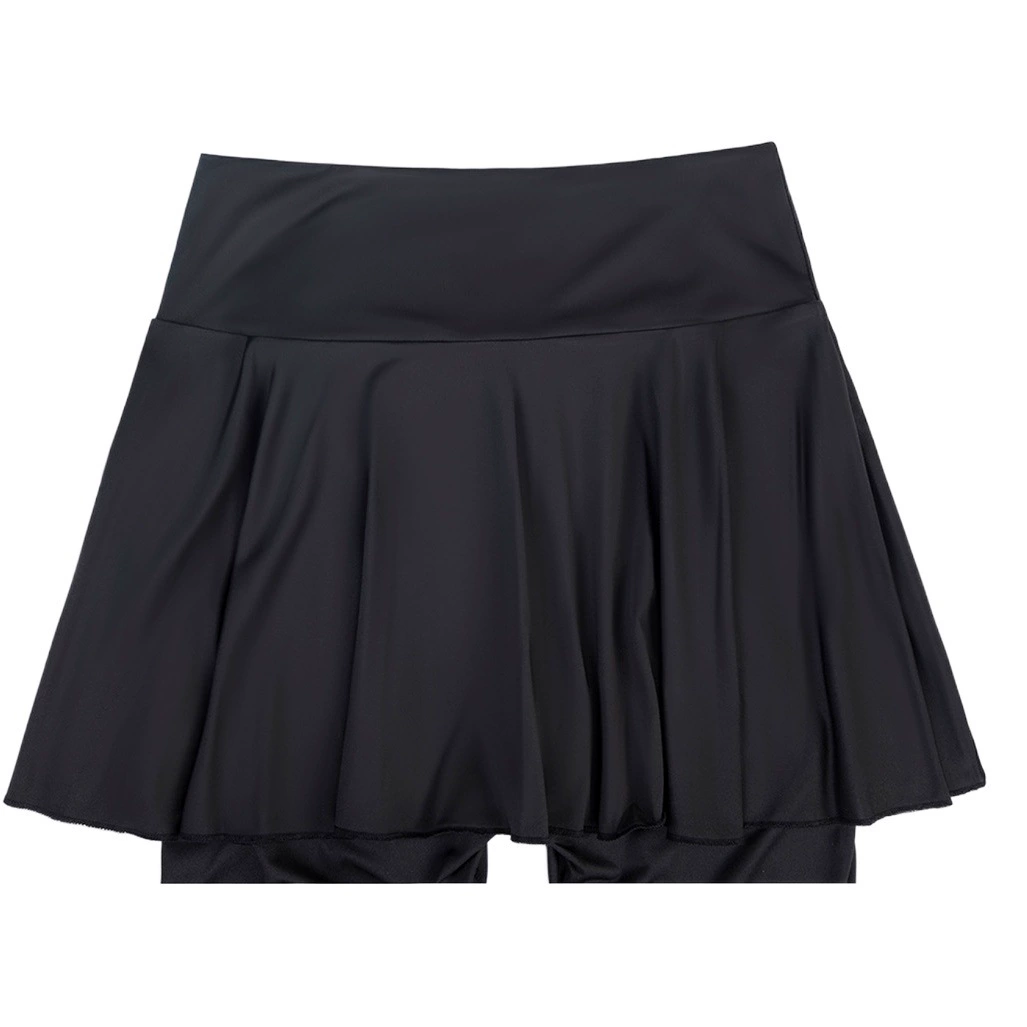 Шелковая юбка-шорты для йоги с плиссировкой, женская, для осени и зимы, спортивная юбка с защитой от просвечивания, с высокой талией, подтягивающая ягодицы, для фитнеса и тенниса.