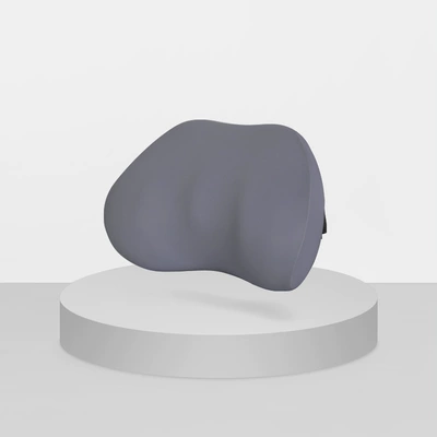 Neck Pillow Simple Ice Silk | Waist support - simple-memory-foam-headrest-gray