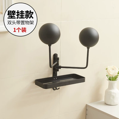 Motosiklet dəbilqə rəfləri: Various Helmet Types, No-Drill - double-ball-head-with-storage-rack-stainless-steel-ball-head