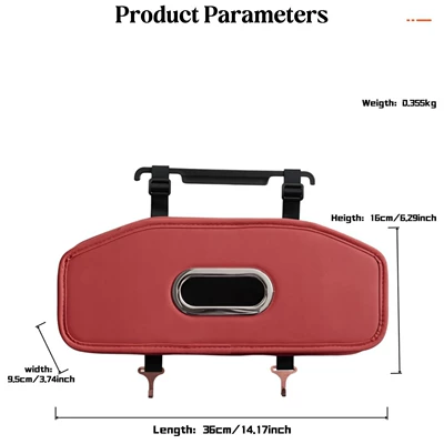 Car storage bag/box – Seat Back Storage Box, Hanging