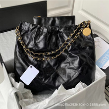 小香女包22bag垃圾袋子母包单肩斜挎包购物袋托特包原厂皮