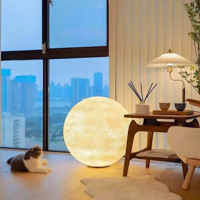Nordic Style Moon Lamp Floor Lamp Living Room Bedroom Bedside Decoration Lamp Sofa Atmosphere Lamp Gift Creative Lighting Fixtures Nordic Style Moon Lamp Floor Lamp Living Room Bedroom Bedside Decoration Lamp Sofa Atmosphere Lamp Gift Creative Lighting Fixtures