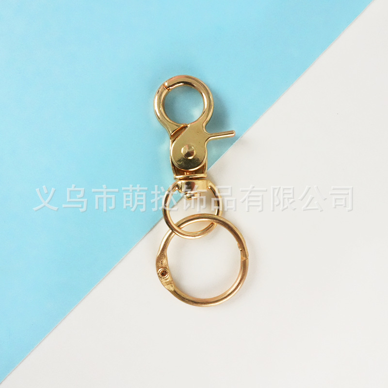 彩色金属手工烤漆钳扣钥匙扣卡圈钥匙圈diy玩具饰品首饰配件|undefined