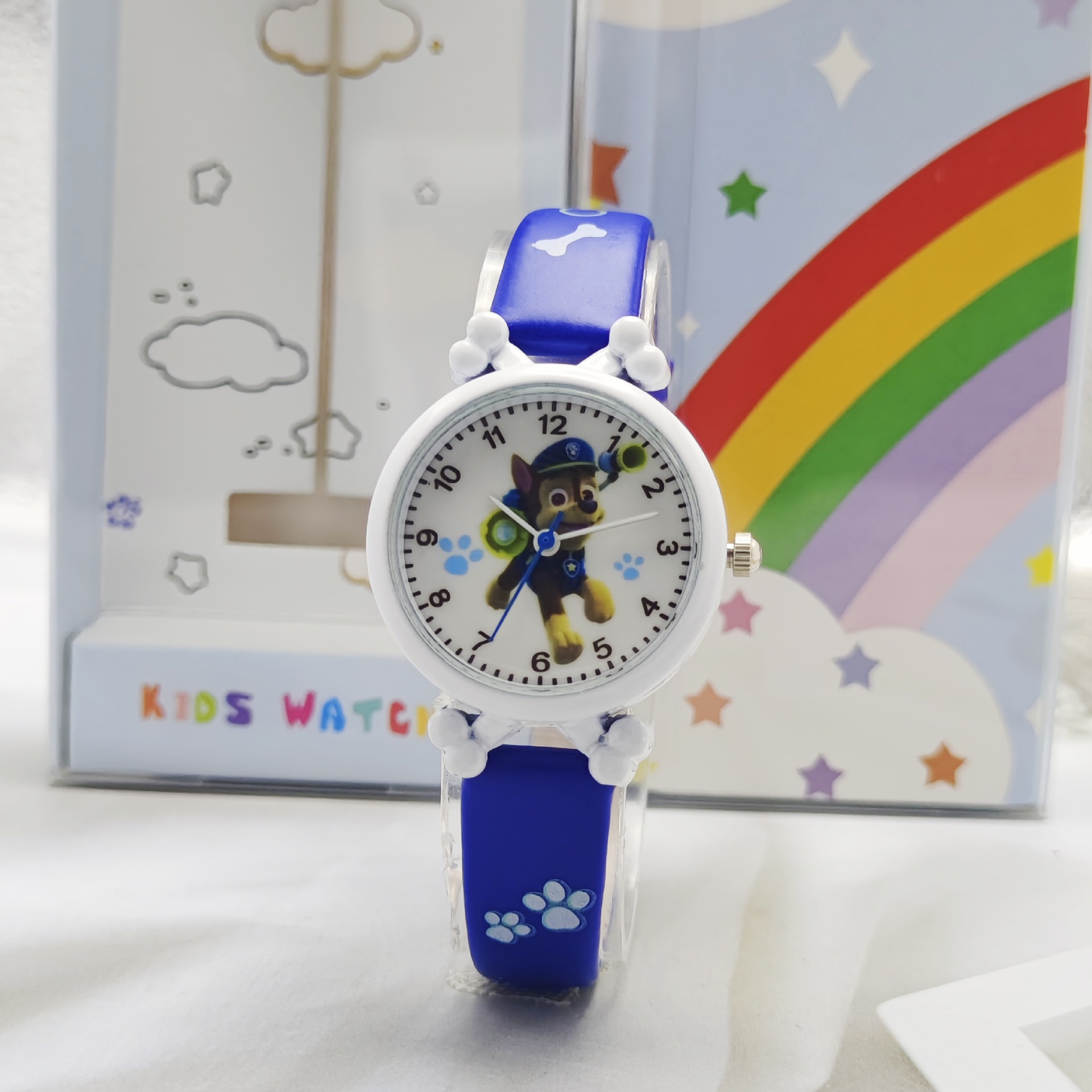 Wang Wang Team Cartoon Children's Watch Watch Boys and Girls Cute Boys and Girls Primary School Children's Kindergarten Watch