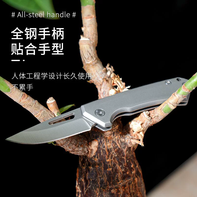 Handheld fruit foldable pocket knife for traveling for home use