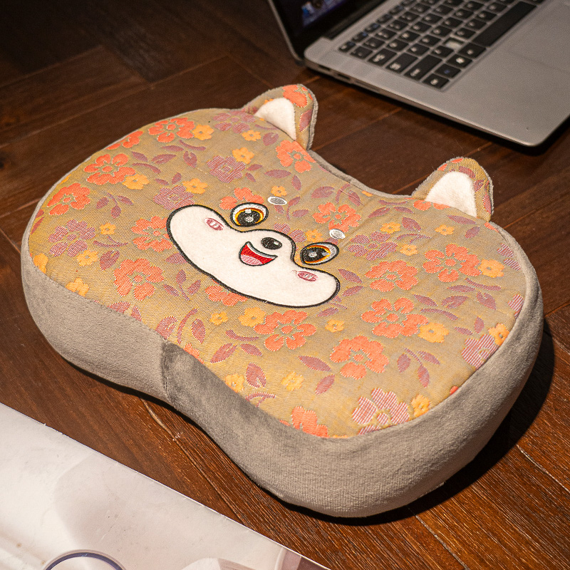 Almohada Lumbar de Espuma Viscoelástica y Seda de Hielo para Oficina