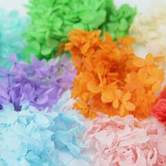 永生繡球花裝飾香薰蠟燭小葉安娜木繡球手工蠟燭蠟片diy乾花材料