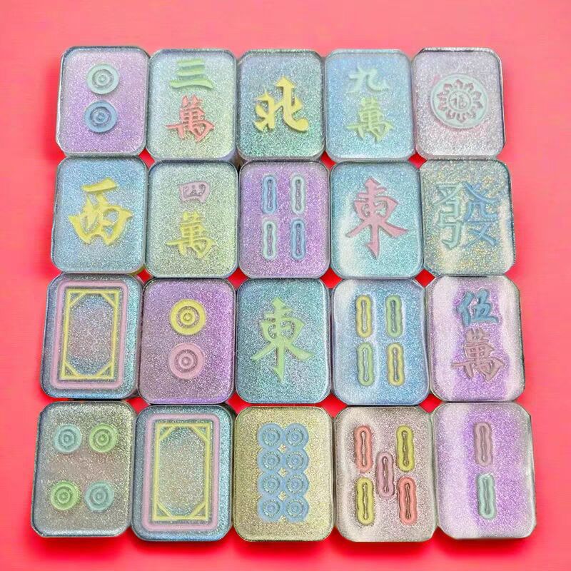 批发150目爆闪人鱼姬变色龙粉流麻滴胶麻将偏光变色龙珠光粉 10g