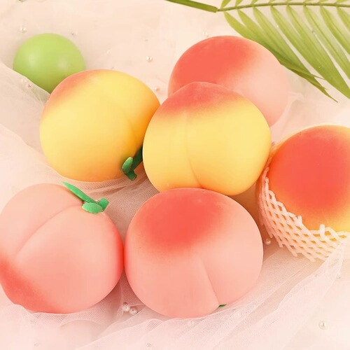 Creative decompression simulated peach vent artifact big peach pinch music Q soft slow rebound decompression and decompression toy