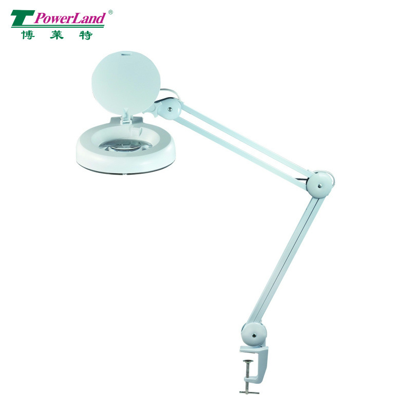 厂家供应127mm 8606L夹台式LED放大镜灯 放大镜灯 工业维修