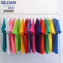 【轩柯】GILDAN吉尔丹63000休闲打底衫男纯色印字纯色圆领短袖T恤