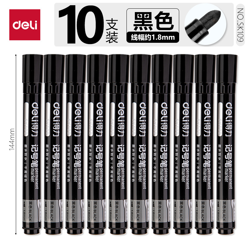 La tinta de gran capacidad de la marca de aceite de la fuerza de la tinta de la cabeza gruesa de la línea de la cabeza grande de la cabeza