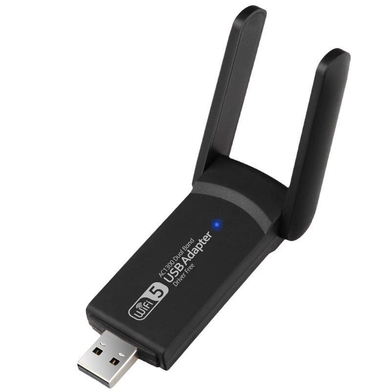 Беспроводной USB-адаптер для ноутбука, передатчик 1300M, 5G
