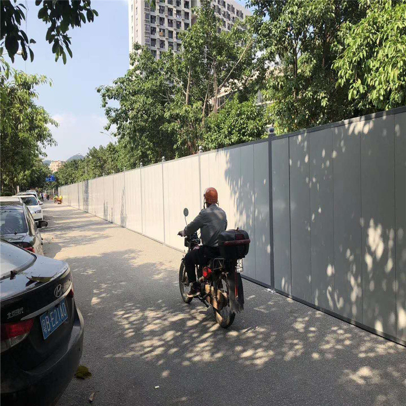 装配式轻钢构围挡 城市道路施工围挡 建筑工地彩钢围挡