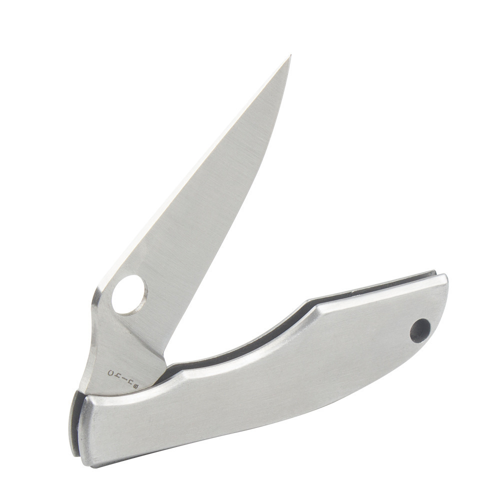 高硬度C137全钢户外折叠刀野外露营随身高硬度刀具水果刀外贸热销