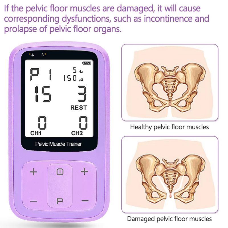 2 Channels 15 Modes Pelvic Muscle Electrical Trainer Kegel E|undefined