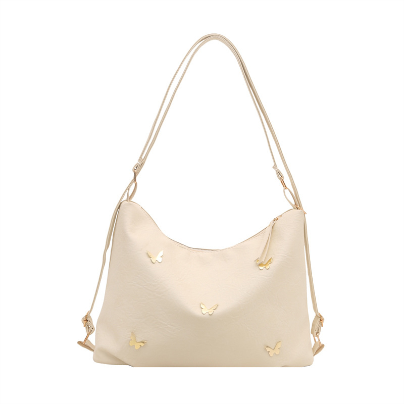 Nicho de diseño sensación de bolso de gran capacidad para mujeres 2024 nuevo otoño invierno retro hombro mochila de hombro