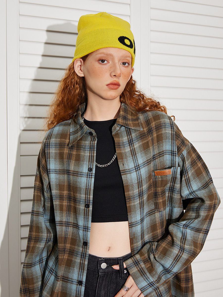Retro autumn trend shirt for leisure