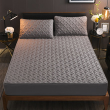 床罩純棉床笠單件夾棉加厚保護套床墊套1.8m防滑固跨境廠家批發