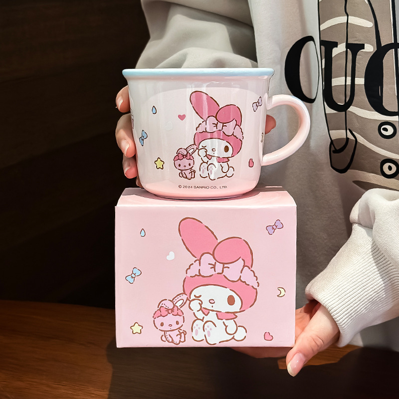 サンリオ朝食カップクロミ目盛付き女子ミルクカップカップカップ|undefined
