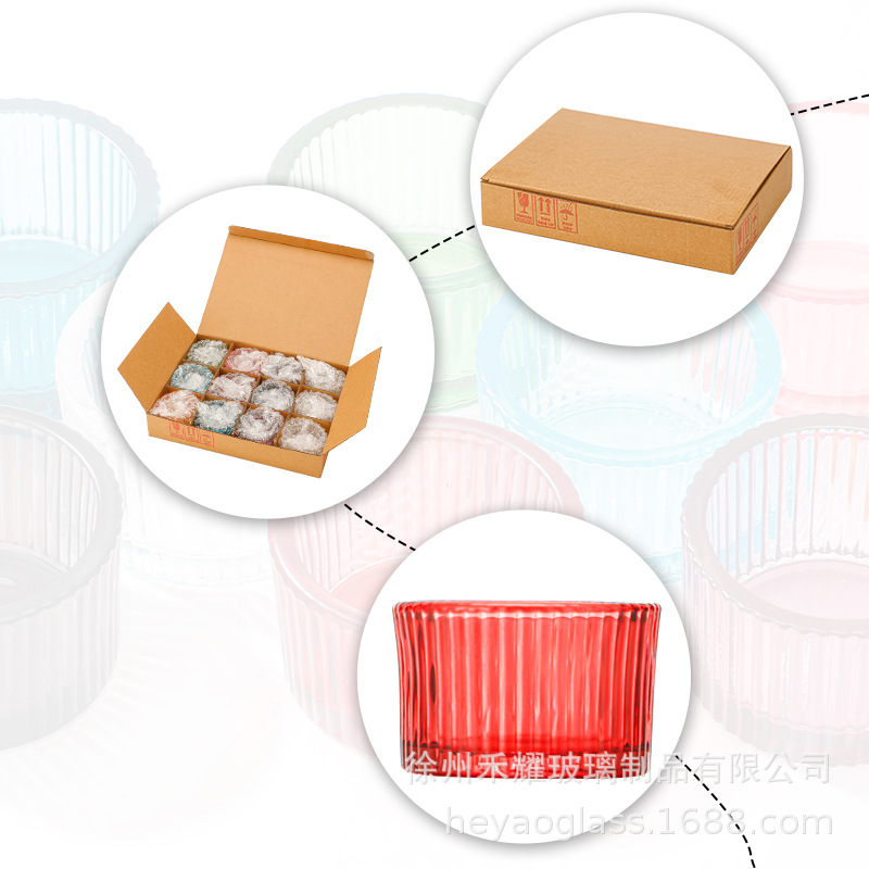 상자에 12개 세트, 크리스마스 레드