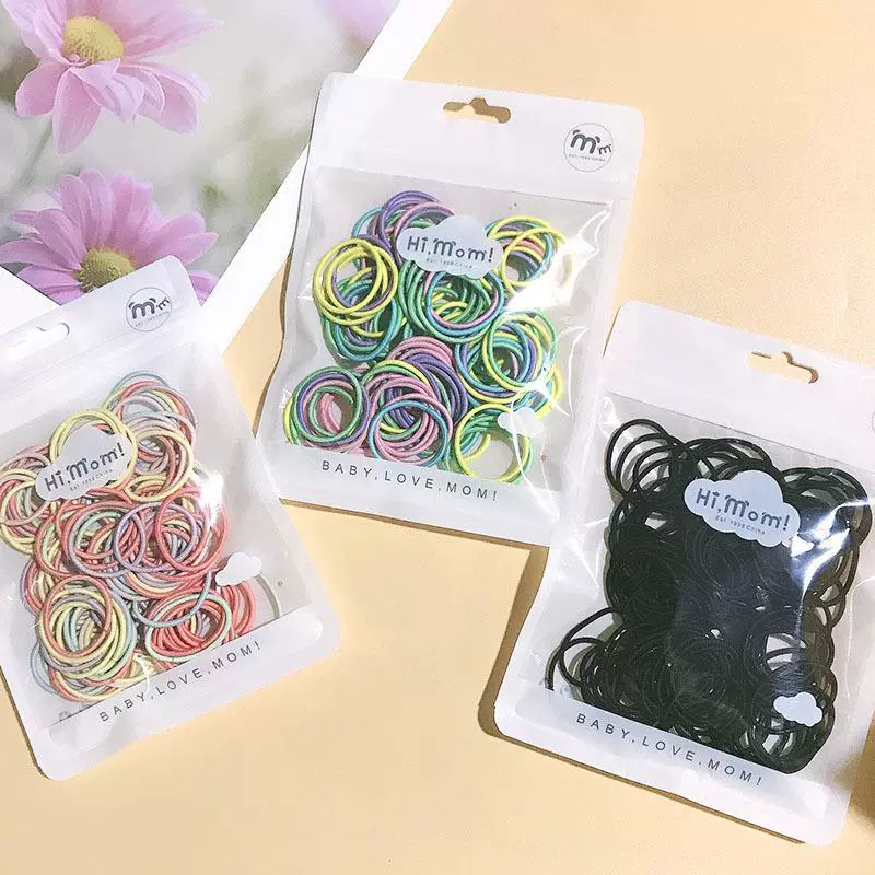 多巴胺发绳韩版儿童高质量高弹力不伤发皮筋可爱发饰扎头发批发