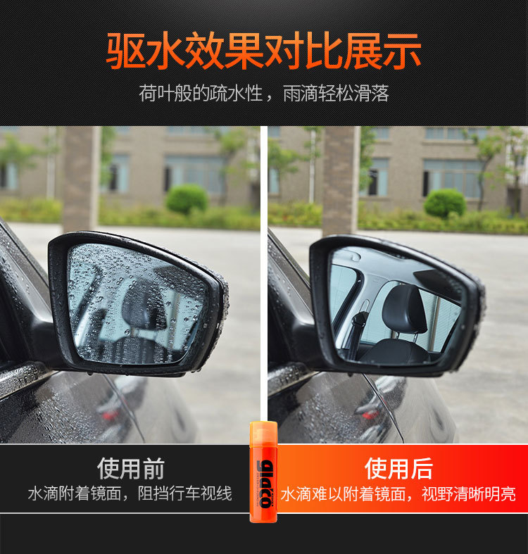 Suitable for Soft99 Rain Enemy Car Window Coating Agent Front Windshield Oil Film Remover Rearview Mirror Coating