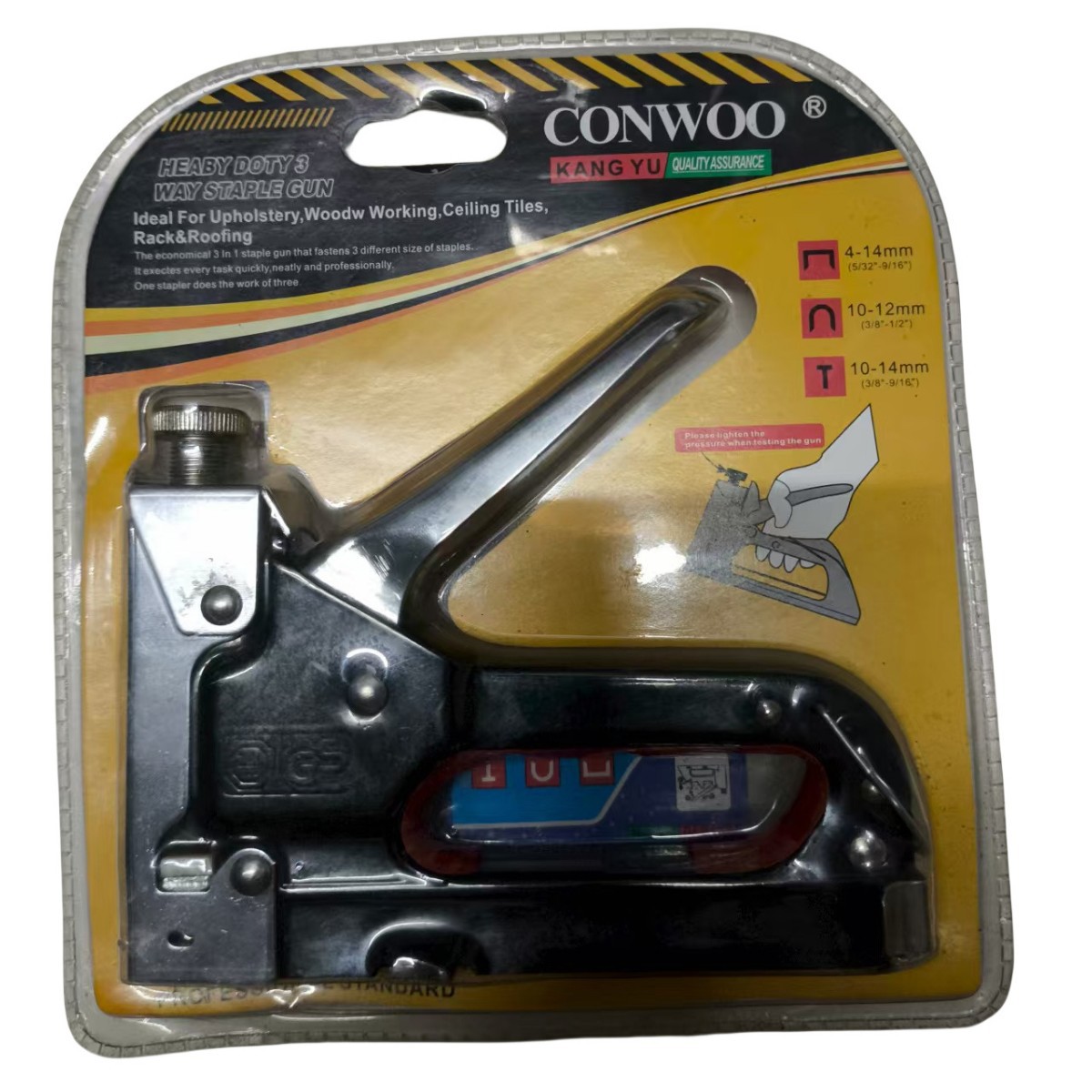 三用码钉枪手动射钉枪气钉打钉枪U型钉抢器油画马订枪相框 马丁枪