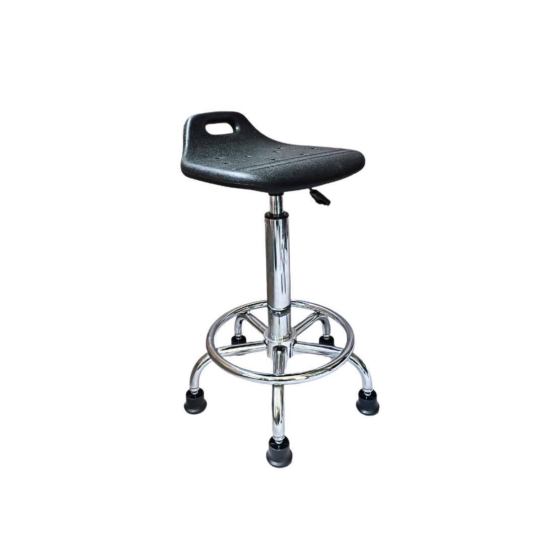 Taburete Elevable Antiestático de Espuma de PU, Antiestático para Laboratorio y Taller