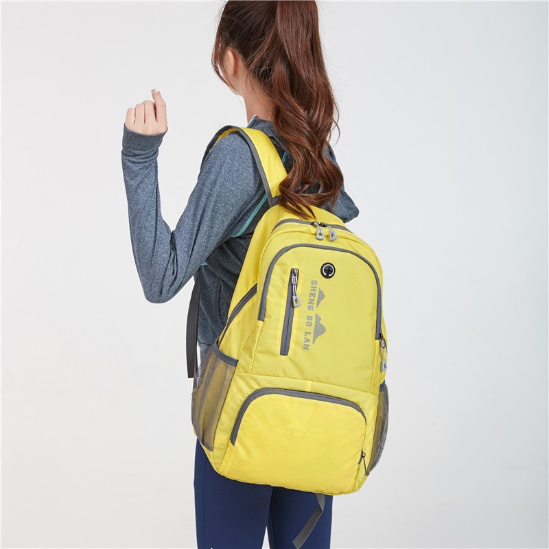 Mochila al aire libre, mochila de montaña, nueva mochila plegable portátil y ligera, mochila deportiva.