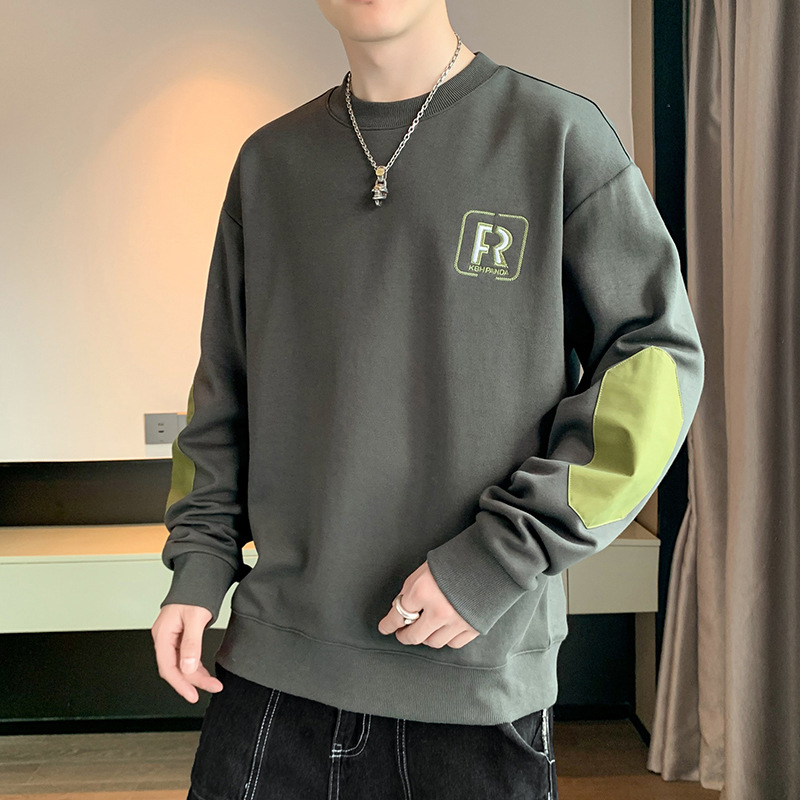 China-Chic Herren Pullover Trendy Amerikanischen T-shirt Lange ärmeln lose casual kleidung Vielseitige top_voghion.com