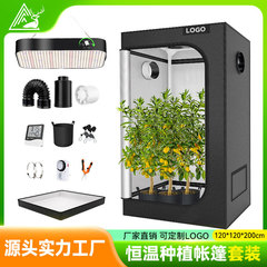 120*120*200cm工場は国境を越えた水耕栽培植物の成長テントセットの調節可能なランプの室内栽培kを供給している