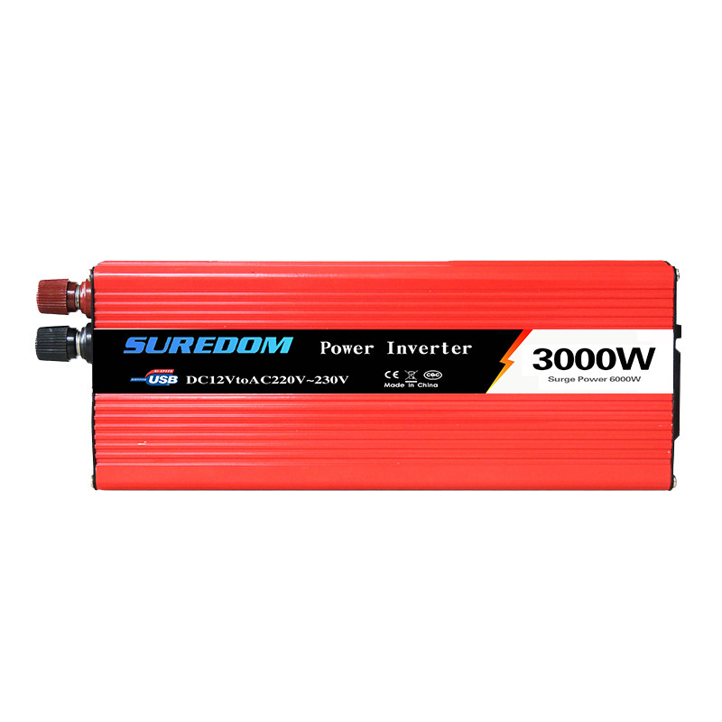 3000w inverter cross-border explosion car inverter with dual USB solar photovoltaic inverter converter