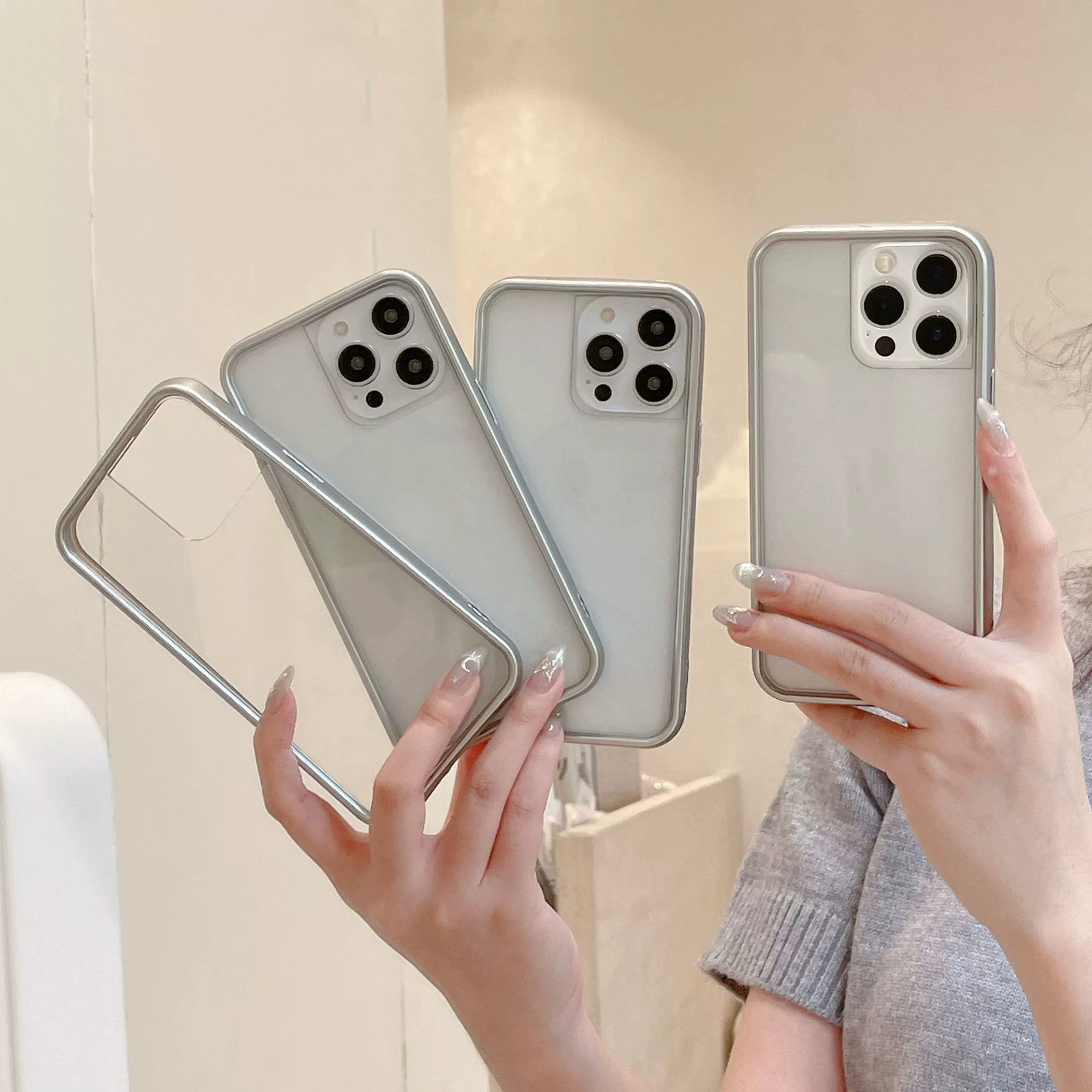 Яблоко, серебро совместимо с iPhone 15, чехол для телефона, iphone, 14promax, 13