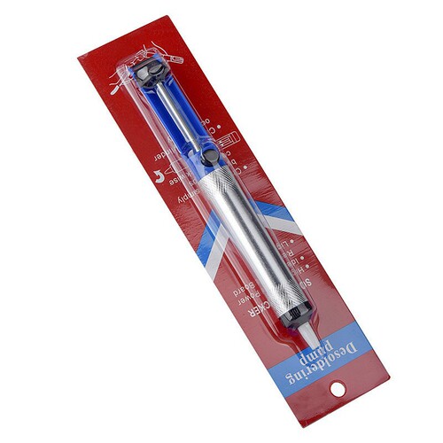 Factory direct selling soldering pump, small half aluminum soldering device, manual anti-slip soldering device, repair, desoldering and removal of waste tin