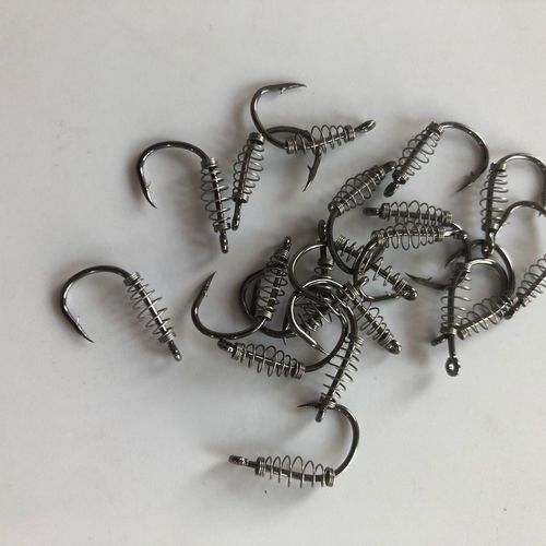 Ise-Ni Hand Rod Spring Fishing Hooks, Fluorescent Spring Hooks for Ise-Ni Carp Fishing—Bulk Wholesale Bait Hooks for Large Fish