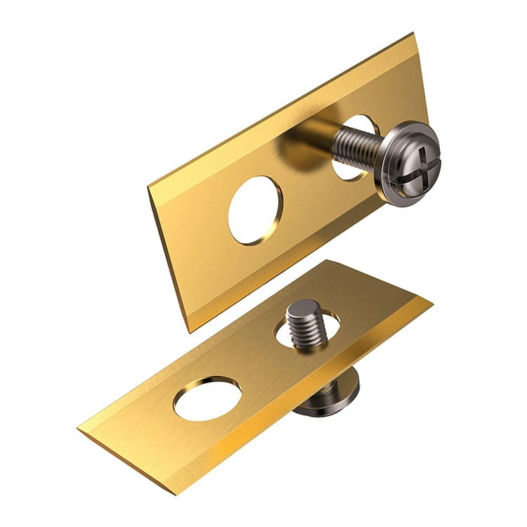 Нержавеющая сталь с двойным отверстием для газонокосилки робот умное лезвие газонокосилки для лезвия газонокосилки Worx