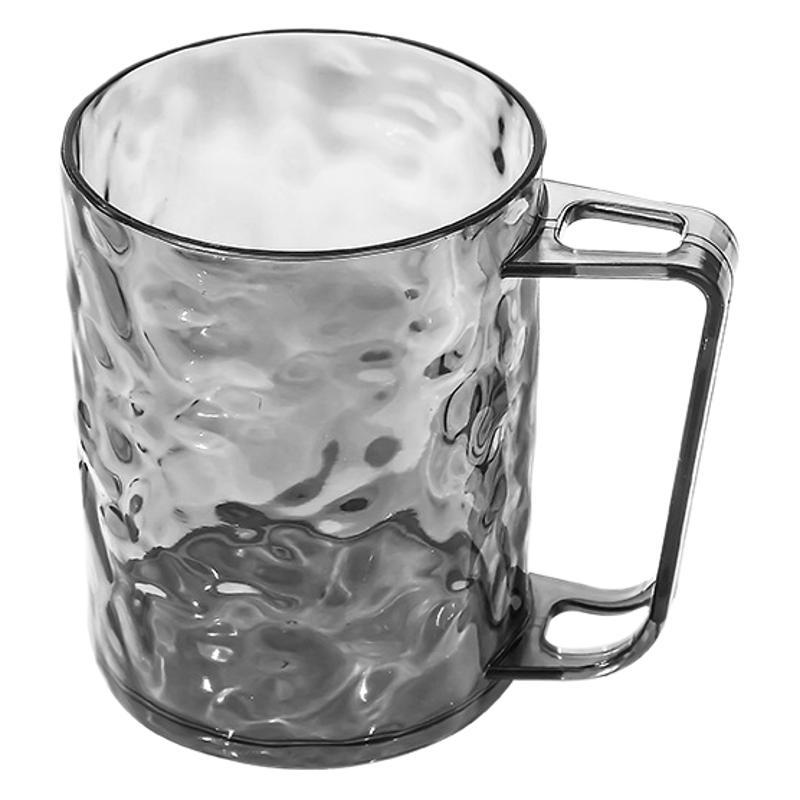 Taza de enjuague de patrón glacial, taza de cepillo de dientes transparente, taza de lavado de agua ondulada, taza de pasta de dientes para niños, taza de cepillo de dientes