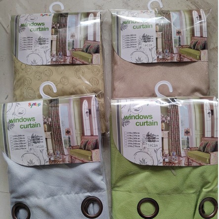 140*220 Plain Color Korean-Style Pastoral Living Room Bedroom Balcony Study Semi-Blackout Finished Printed Curtain Fabric 140*220 Plain Color Korean-Style Pastoral Living Room Bedroom Balcony Study Semi-Blackout Finished Printed Curtain Fabric