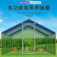 鸡笼子养殖笼家用特大室外养鸡大棚鸡窝搭建鸽子笼兔鸟鹦鹉鹌鹑