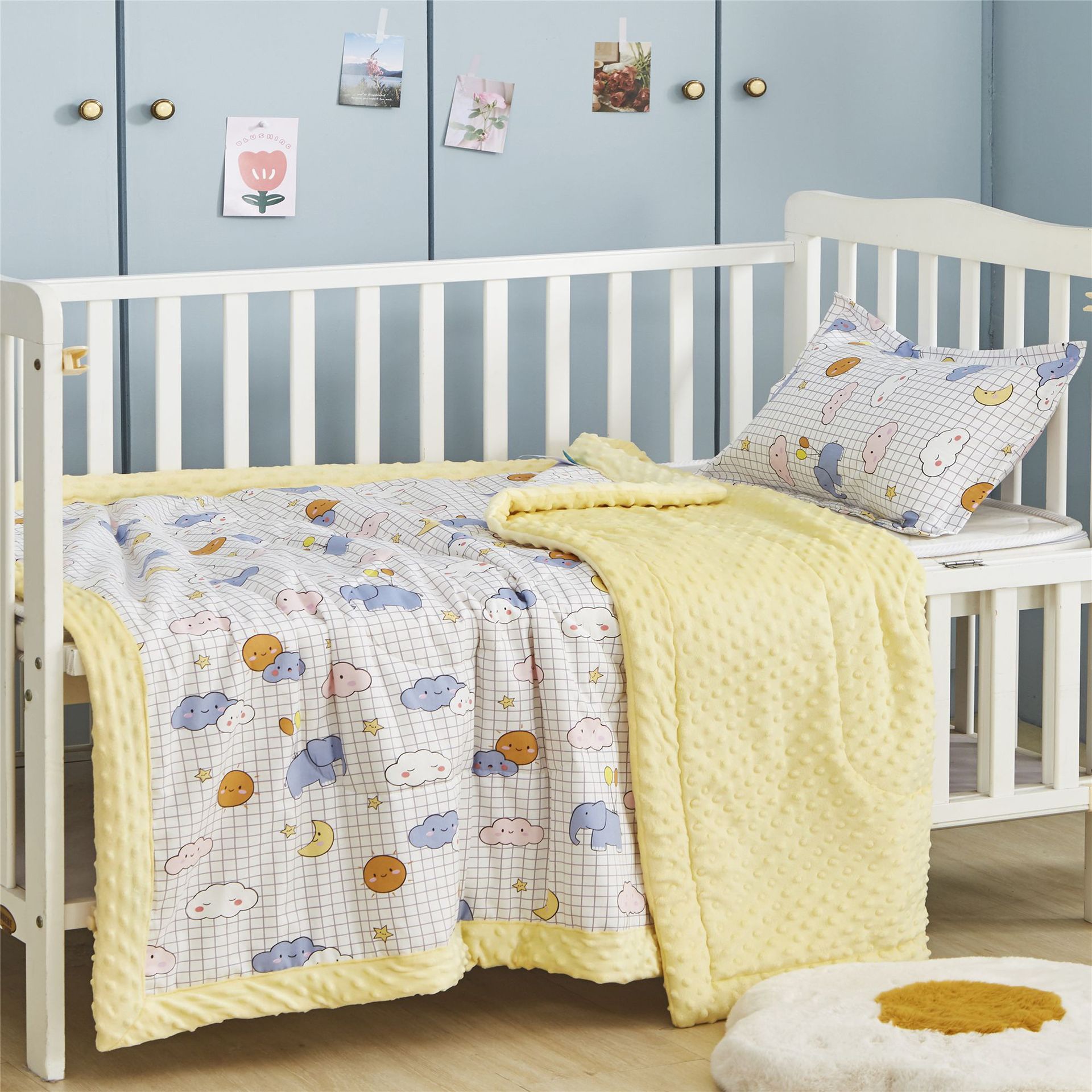 Oferta especial de algodón bebé edredón Doudou Bebé Confort edredón niños verano fresco edredón lavable kindergarten edredón