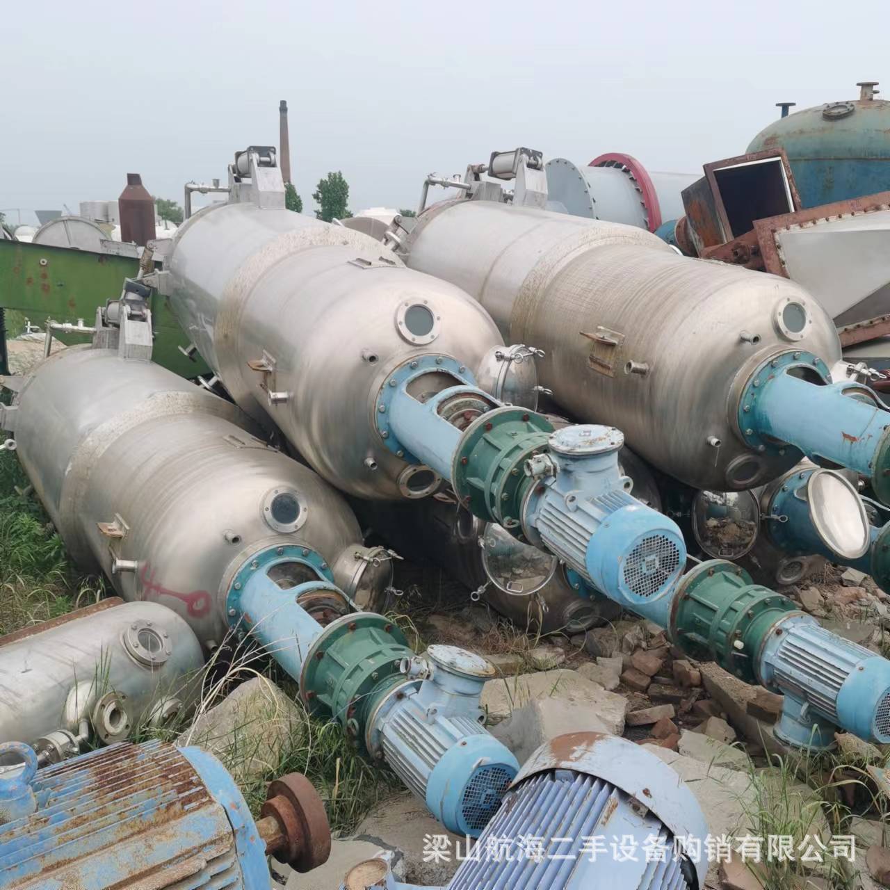 二手不锈钢提取罐 萃取罐带加热搅拌萃取系列不锈钢提取罐 回收