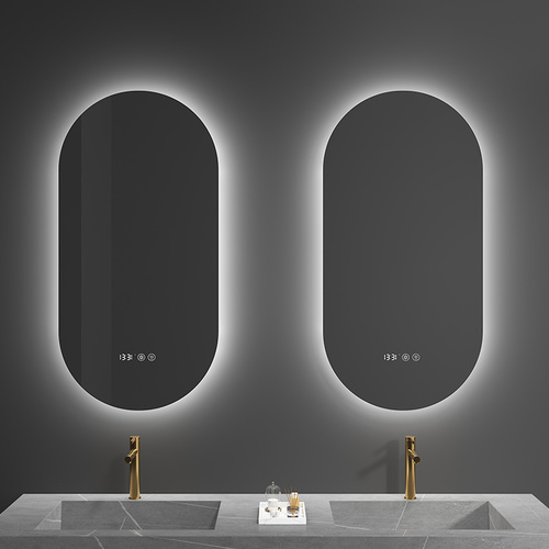 Smart bathroom mirror wall-mounted bathroom mirror with light led vanity mirror home washbasin anti-fog toilet mirror