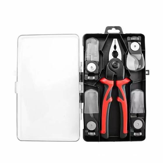 Cross-border explosions five-in-one multi-functional head-changing pliers suit wire pliers vice pliers stripping pliers set of tools