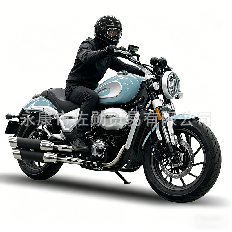V-twin 250cc dual-cylinder water-cooled engine Jazz cruiser motorcycle can be registered for cross-border use V-twin 250cc dual-cylinder water-cooled engine Jazz cruiser motorcycle can be registered for cross-border use