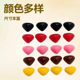 平底三角鼻子玩偶玩具毛绒公仔手工diy饰品配件动物狗狗平底鼻子