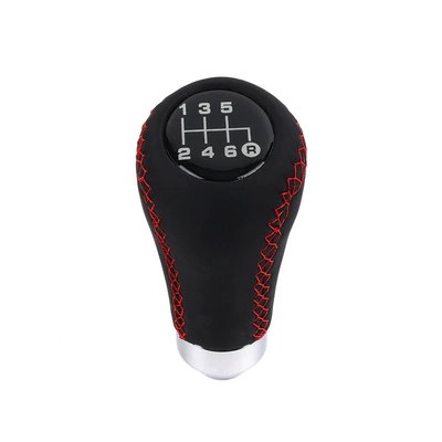 wave stick head gear handle – Cab and accessories - leather-wrapped-red-line-6-gear