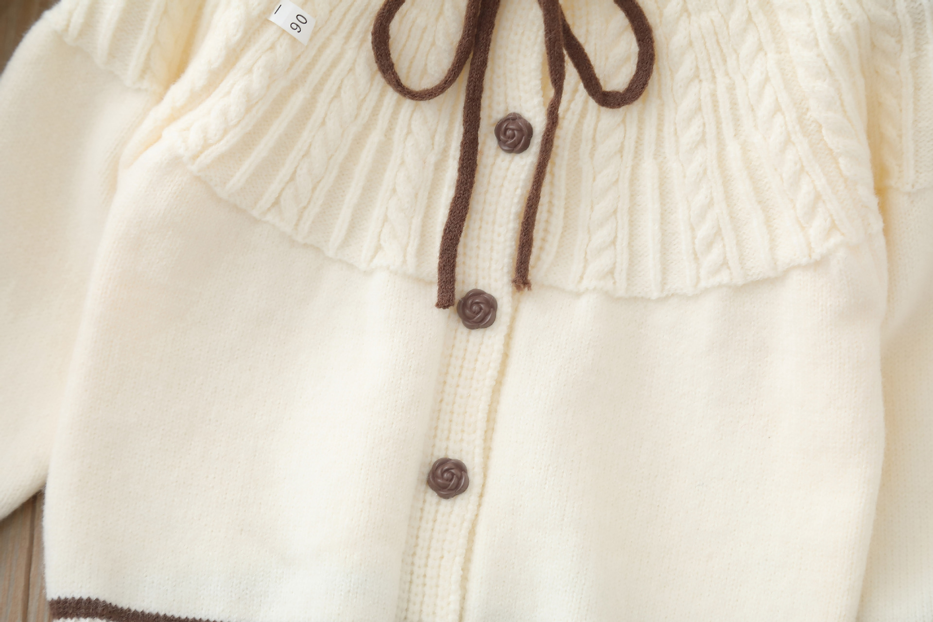 Tüdrukute kootud kaheosaline kampsun 2024 sügis/talv uus naiste aarete pükste komplekt_voghion.com