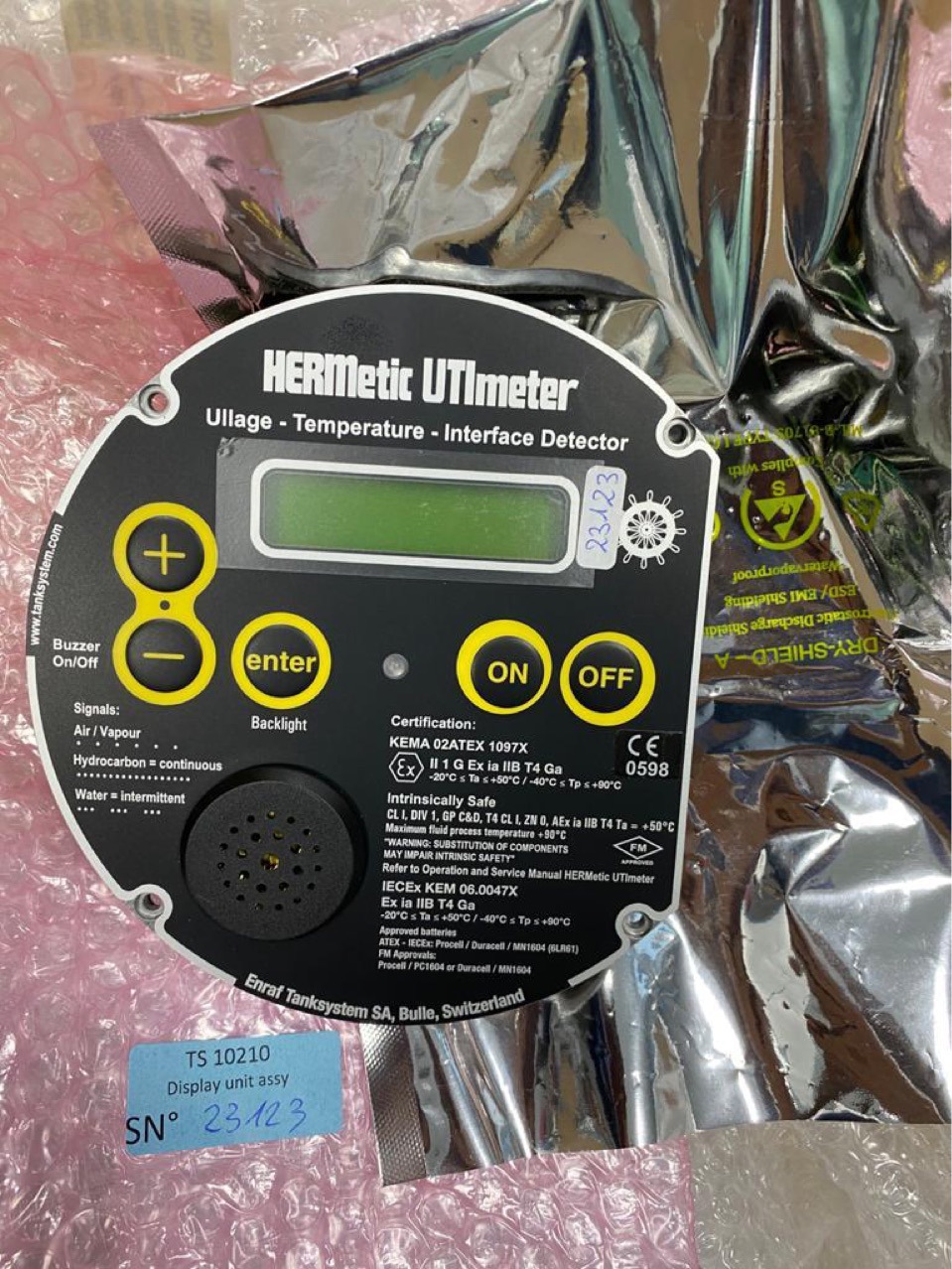 霍尼韦尔油水界面仪hermetic utimeter面板维修更换